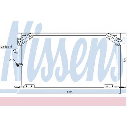 Foto Condensatore, Climatizzatore NISSENS 940030