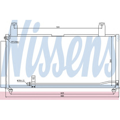 Foto Condensador, aire acondicionado NISSENS 940080