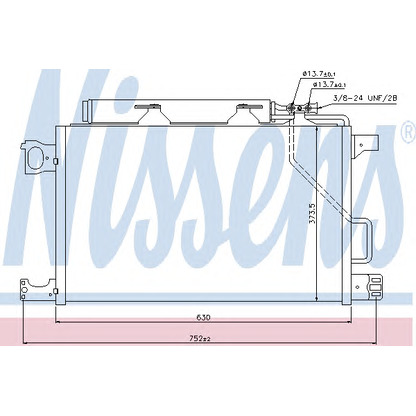 Foto Condensador, aire acondicionado NISSENS 940100