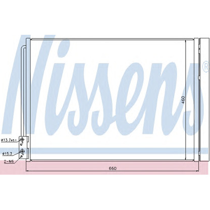 Photo Condenser, air conditioning NISSENS 940110