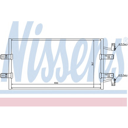 Foto Condensatore, Climatizzatore NISSENS 940119