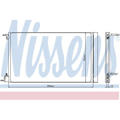 Photo Condenser, air conditioning NISSENS 940124