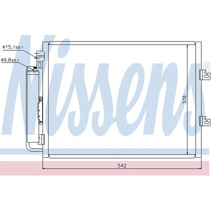 Foto Condensatore, Climatizzatore NISSENS 940126