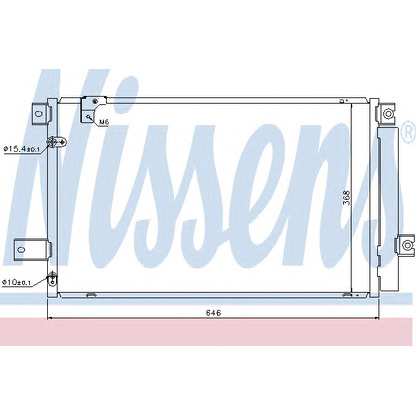 Foto Condensador, aire acondicionado NISSENS 940170