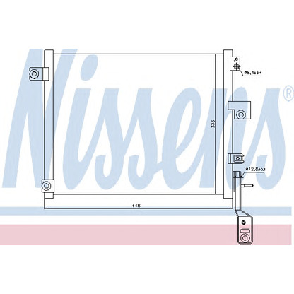 Фото Конденсатор, кондиционер NISSENS 940171