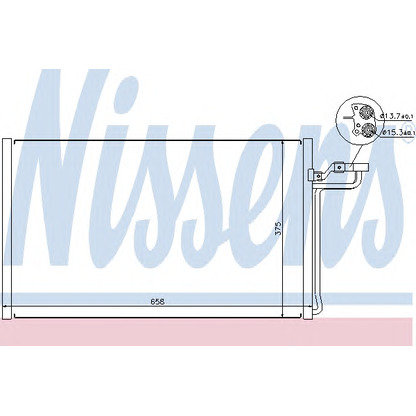 Foto Condensador, aire acondicionado NISSENS 940220