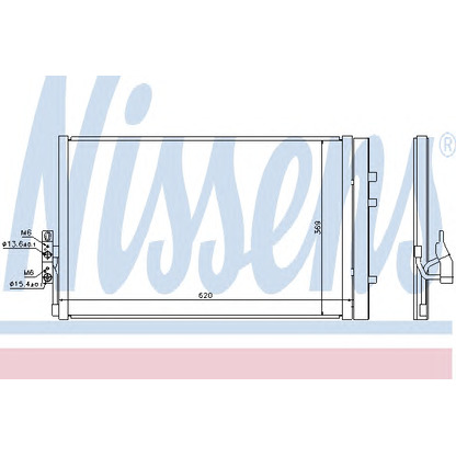 Photo Condenser, air conditioning NISSENS 940226