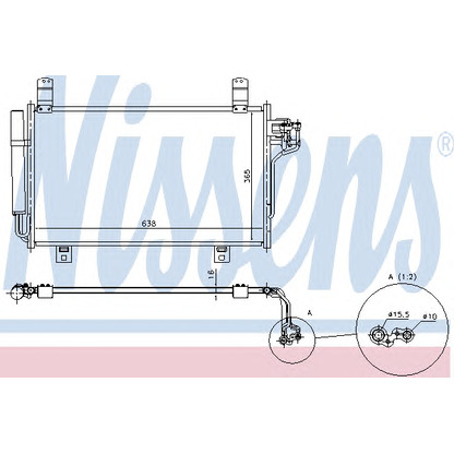 Foto Condensatore, Climatizzatore NISSENS 940326