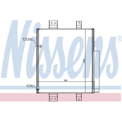 Foto Condensatore, Climatizzatore NISSENS 940492