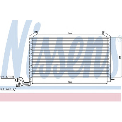 Photo Condenser, air conditioning NISSENS 94088