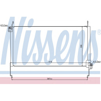 Foto Condensador, aire acondicionado NISSENS 94531