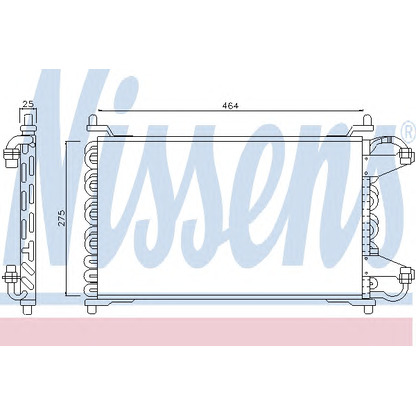 Foto Condensador, aire acondicionado NISSENS 94098