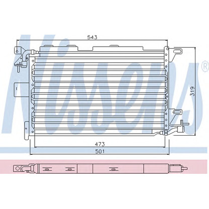 Foto Condensatore, Climatizzatore NISSENS 94121