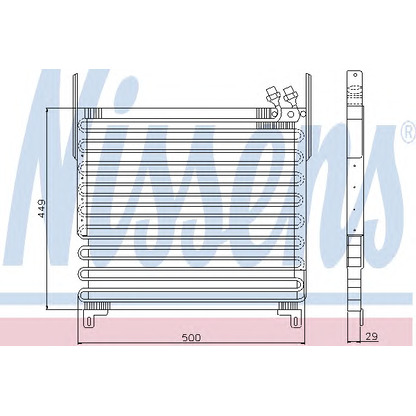 Photo Evaporator, air conditioning NISSENS 94144