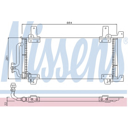 Foto Condensatore, Climatizzatore NISSENS 94242