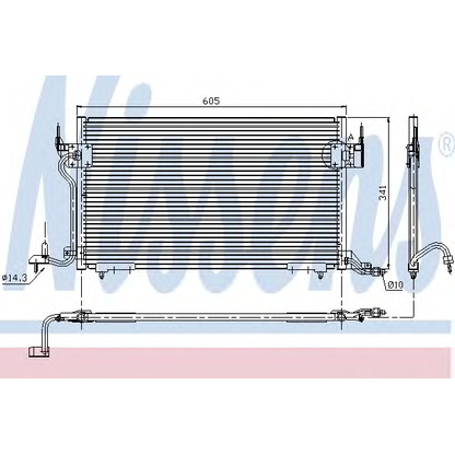 Foto Condensatore, Climatizzatore NISSENS 94200