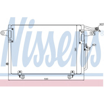 Photo Condenser, air conditioning NISSENS 94214