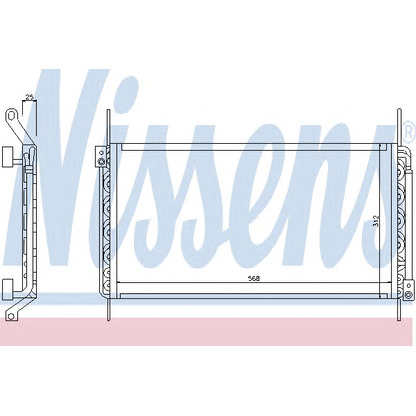 Foto Condensador, aire acondicionado NISSENS 94217