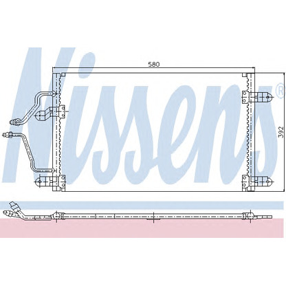 Photo Condenseur, climatisation NISSENS 94245