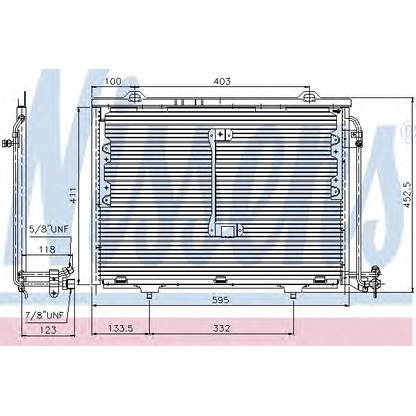 Photo Condenser, air conditioning NISSENS 94284