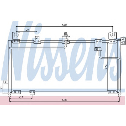 Foto Condensador, aire acondicionado NISSENS 94354