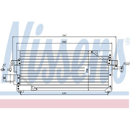 Photo Condenseur, climatisation NISSENS 94359