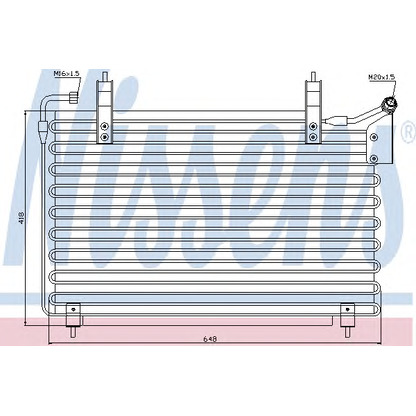 Photo Condenseur, climatisation NISSENS 94399