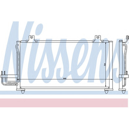 Foto Condensador, aire acondicionado NISSENS 94419