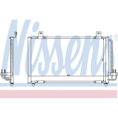 Foto Condensatore, Climatizzatore NISSENS 94456