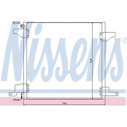 Photo Condenser, air conditioning NISSENS 94390