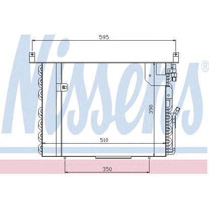 Foto Condensador, aire acondicionado NISSENS 94402