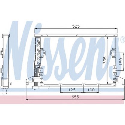 Foto Condensador, aire acondicionado NISSENS 94406