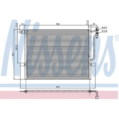 Foto Condensatore, Climatizzatore NISSENS 94431