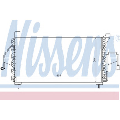 Photo Condenser, air conditioning NISSENS 94436