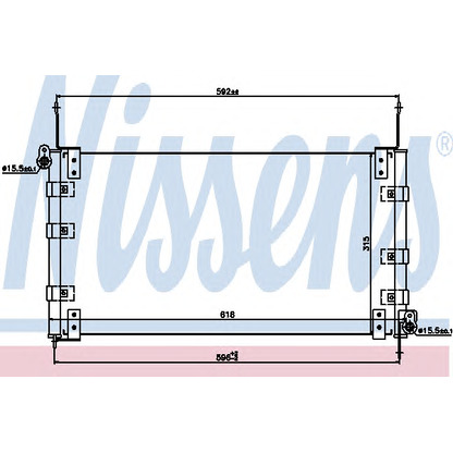 Foto Condensador, aire acondicionado NISSENS 94437