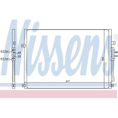 Foto Condensador, aire acondicionado NISSENS 94464