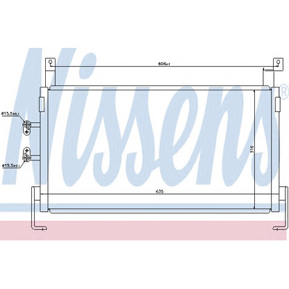 Photo Condenser, air conditioning NISSENS 94467