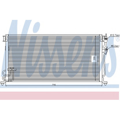 Photo Condenser, air conditioning NISSENS 94492