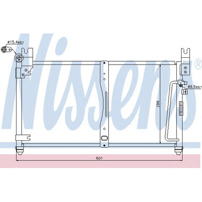 Foto Condensatore, Climatizzatore NISSENS 94510