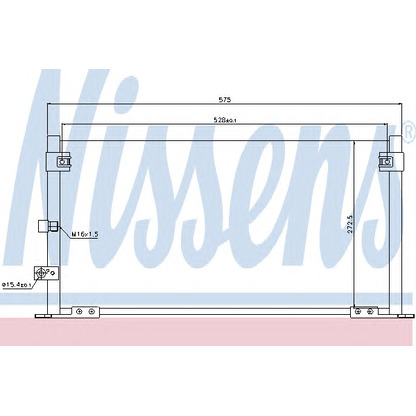 Photo Condenser, air conditioning NISSENS 94517