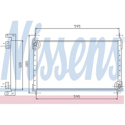 Foto Condensatore, Climatizzatore NISSENS 94530