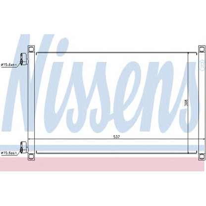 Foto Condensador, aire acondicionado NISSENS 94533