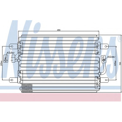 Foto Condensador, aire acondicionado NISSENS 94561