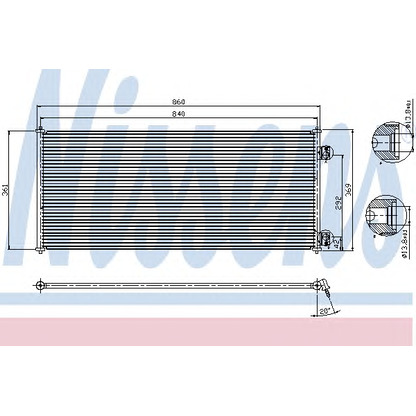 Foto Condensador, aire acondicionado NISSENS 94577