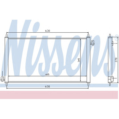 Foto Condensatore, Climatizzatore NISSENS 94485