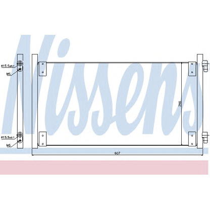 Foto Condensador, aire acondicionado NISSENS 94596