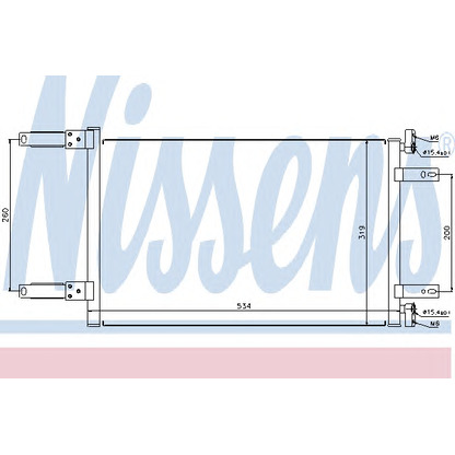 Foto Condensatore, Climatizzatore NISSENS 94632