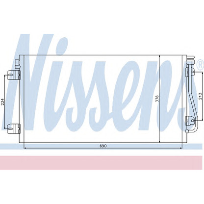 Foto Condensatore, Climatizzatore NISSENS 94660