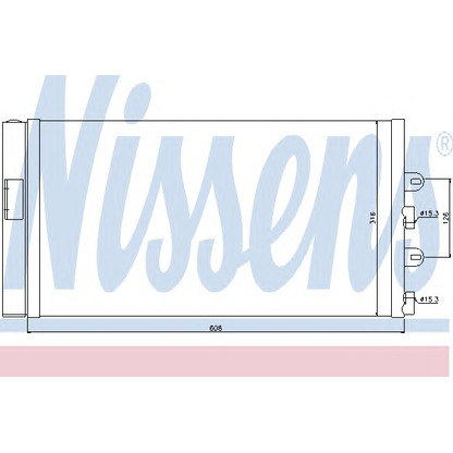 Photo Condenser, air conditioning NISSENS 94669