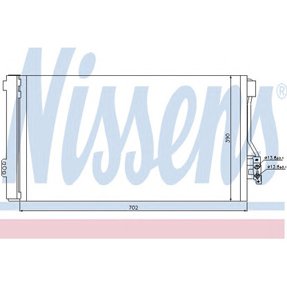 Foto Condensador, aire acondicionado NISSENS 94674